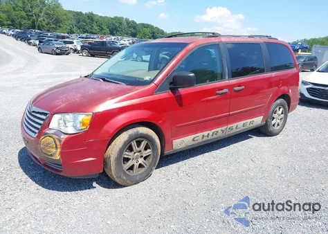 2008 Chrysler Town & Country Lx z USA, uszkodzony, nr VIN 2A8HR44H68R153119